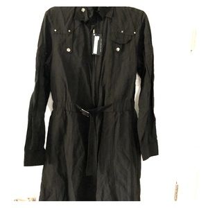 New Javier Simorra belted pull over trench coat.